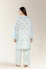 Embroidered White 2PC