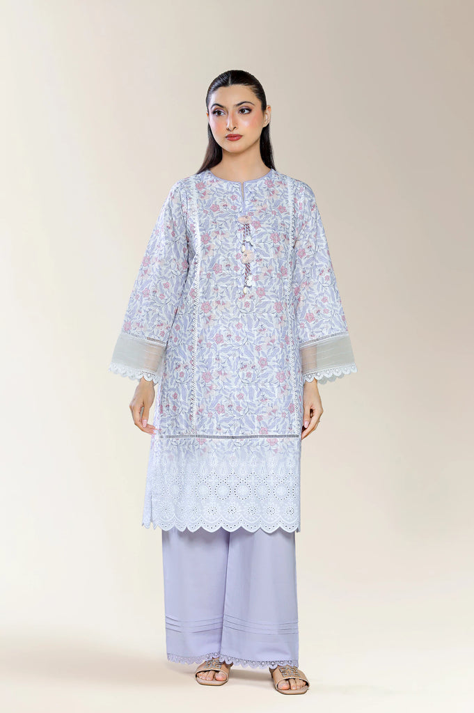 Embroidered Cream 2PC