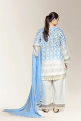 Embroidered Beige 3PC