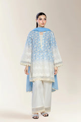 Embroidered Beige 3PC