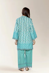 Embroidered Green 2PC