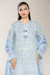 Embroidered Ivory 3PC
