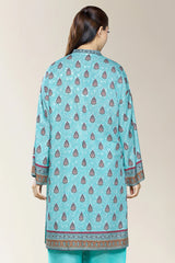 Printed Turquoise Shirt