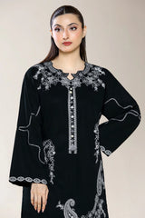 Embroidered Black 2PC