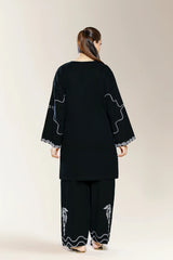 Embroidered Black 2PC