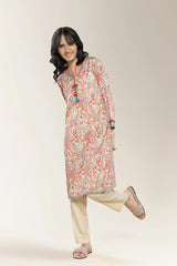 Printed Beige Teens 2PC