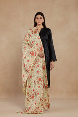 Cream Embroidered Shawl