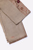 Beige Embroidered Shawl