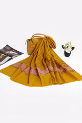 Yellow Pashmina Wool Ladies Shawl From Diners