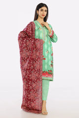 Magenta Embroidered Ladies Shawl From Sohaye By Diners