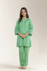 Embroidered Cambric Green Teens 2PC