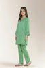 Embroidered Cambric Green Teens 2PC
