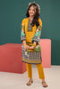 Mustard Printed Teens 2PC Suit - Diners