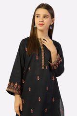 Black Embroidered 2PC