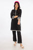 Embroidered Black Teens 2PC Suit - Diners