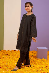 Black Embroidered Kurti