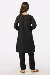 Black Embroidered Kurti