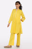 Yellow Jacquard Teens 2PC Suit