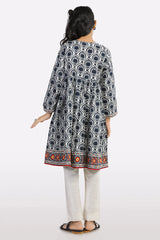 Black Printed Teens Kurti