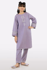 Purple Embroidered Teens 2PC