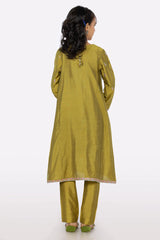 Mustard Embroidered Teens 2PC From Sohaye By Diners