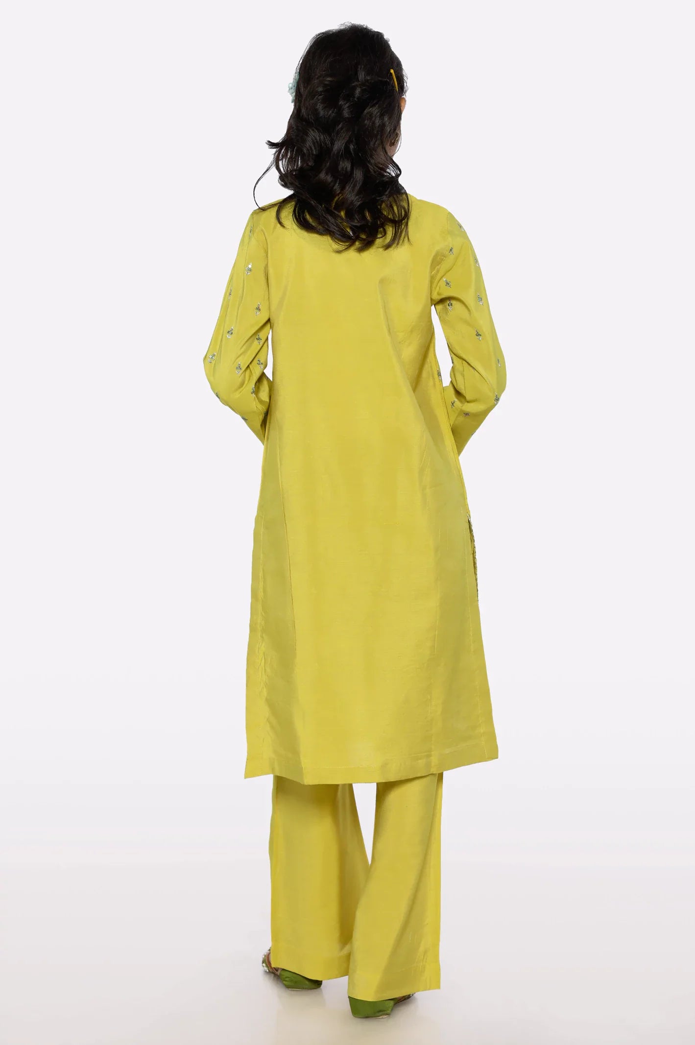 Yellow Embroidered Teens 2PC From Sohaye By Diners