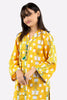 Yellow Printed Teens Kurti