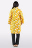 Yellow Printed Teens Kurti