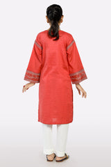 Coral Embroidered Teens Kurti