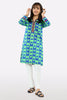 Green Printed Teens Kurti