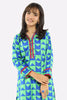 Green Printed Teens Kurti