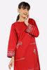 Red Embroidered Teens Kurti