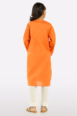 Orange Stylised Teens Kurti