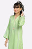 Green Embroidered Teens Kurti