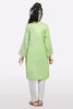 Green Embroidered Teens Kurti