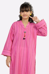 Pink Stylised Teens Kurti