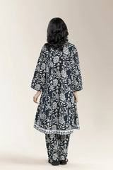 Printed Cambric Black Teens 2Pc