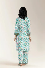 Embroidered Cambric Ivory Teens 2Pc