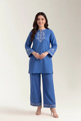 Dyed Embroidered Teens 2PC