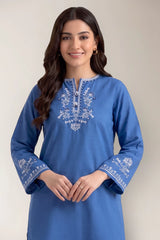 Dyed Embroidered Teens 2PC