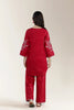 Embroidered Jacquard Red Teens 2PC