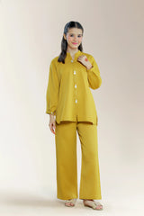 Polyester Dobby Mustard Teens 2PC