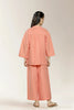 Polyester Dobby Peach Teens 2PC