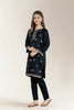 Embroidered Jacquard Black Teens 2PC