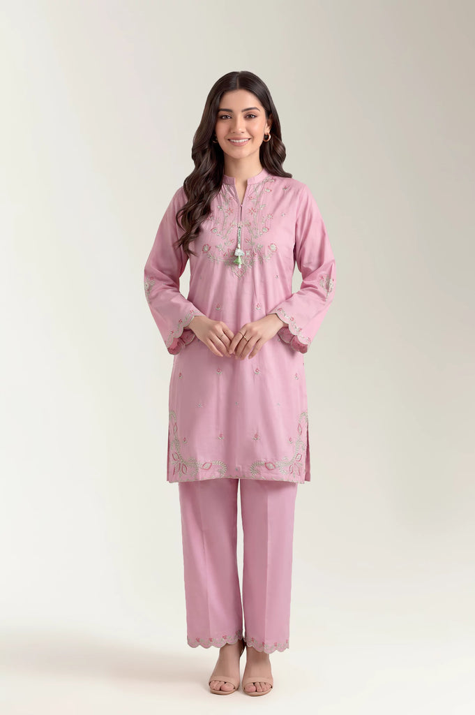 Dyed Embroidered Teens 2PC