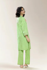 Embroidered Green Teens 2PC