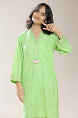 Embroidered Green Teens 2PC