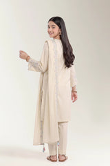 Dyed Embroidered Teens 3PC