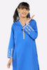 Blue Embroidered Teens 2PC