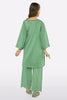 Green Embroidered Teens 2PC